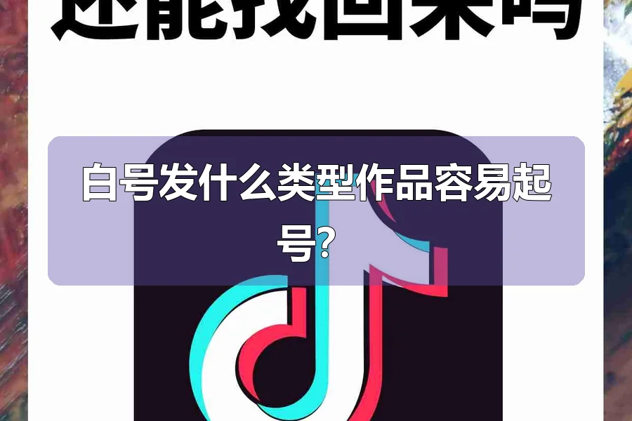 白号发什么类型作品容易起号?
